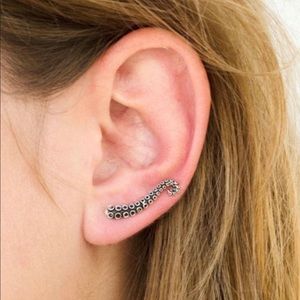 Octopus Ear Climber Earrings